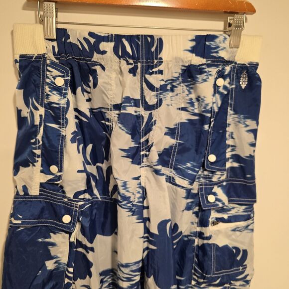 FP Movement Free People Color Burst Hike Pants Medium Chrissy Floral Wave Combo - Picture 6 of 12